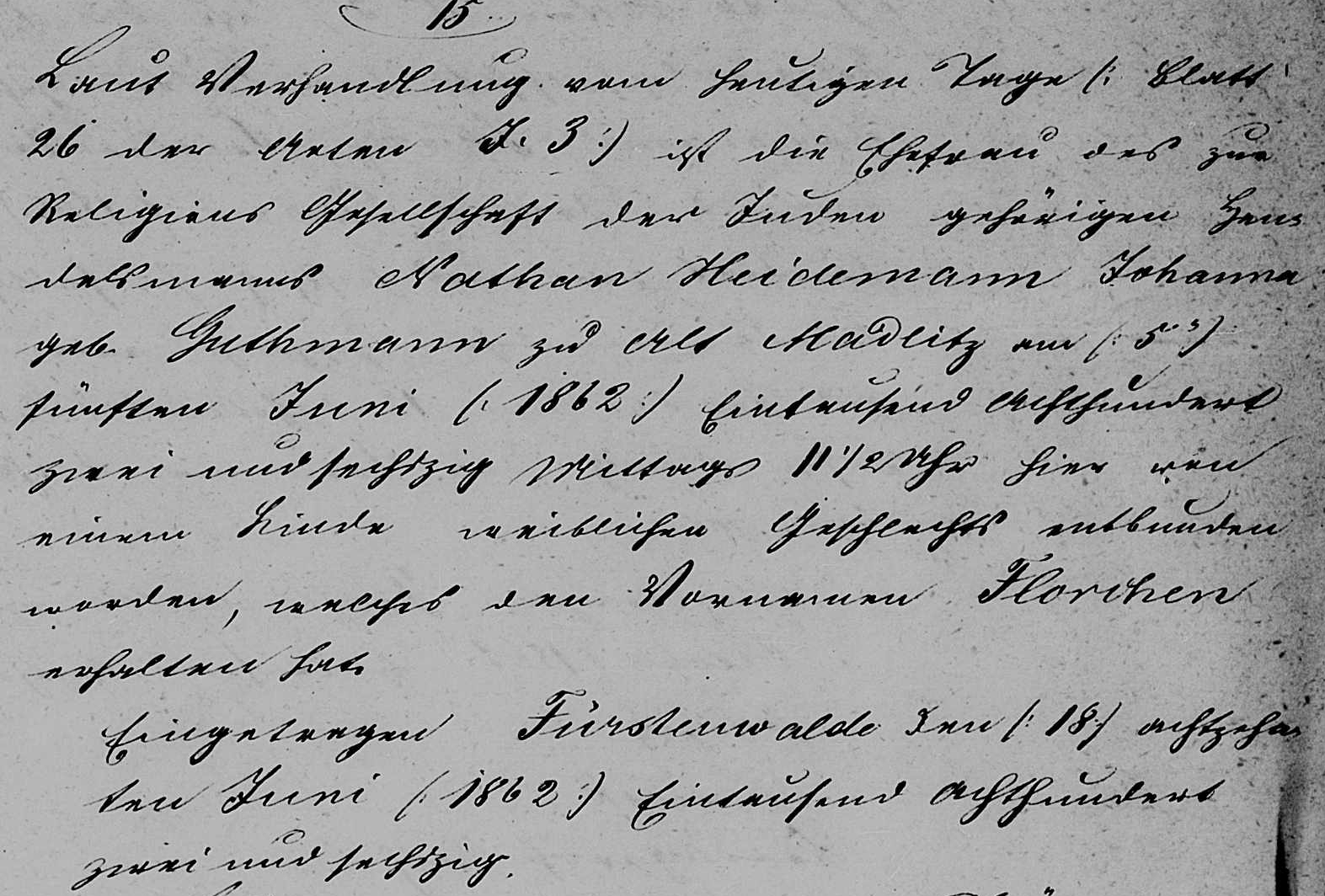 Flora (Florchen) Heidemann 05.06.1862